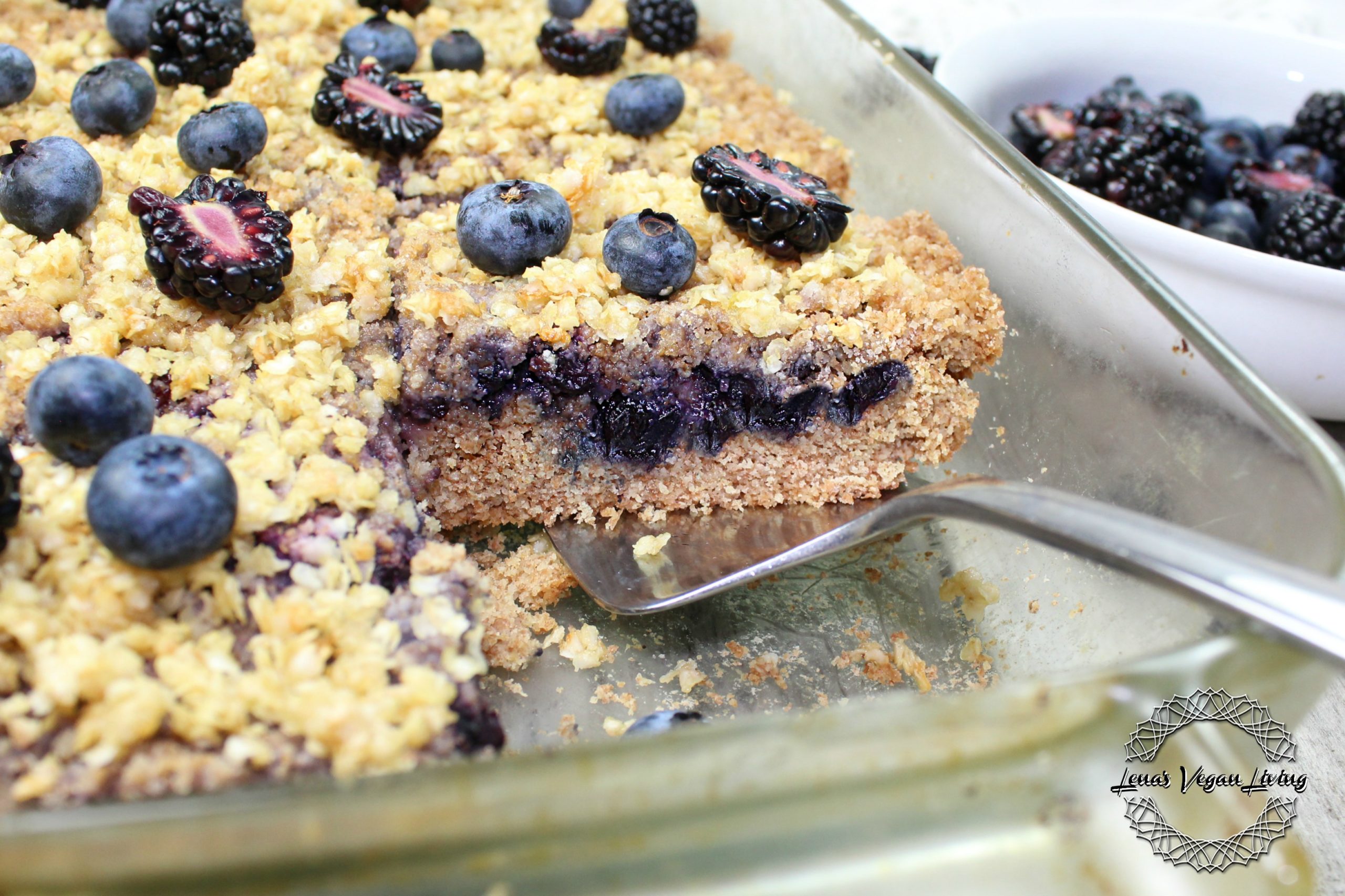 BERRY CRUMB CAKE - Old Fashioned Spelt Berry Crumb Cake with Quinoa