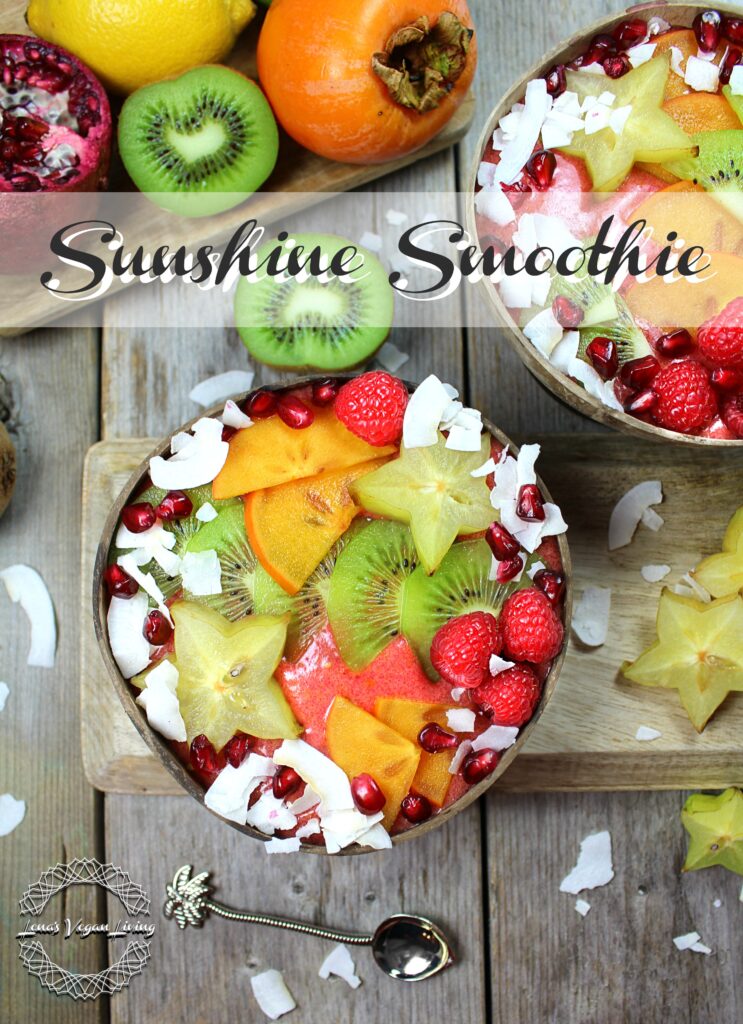 Sunshine Smoothie is a delicious blend of persimmons with raspberries that will boost your immune system.

Vegan – Gluten Free – Refined Sugar Free