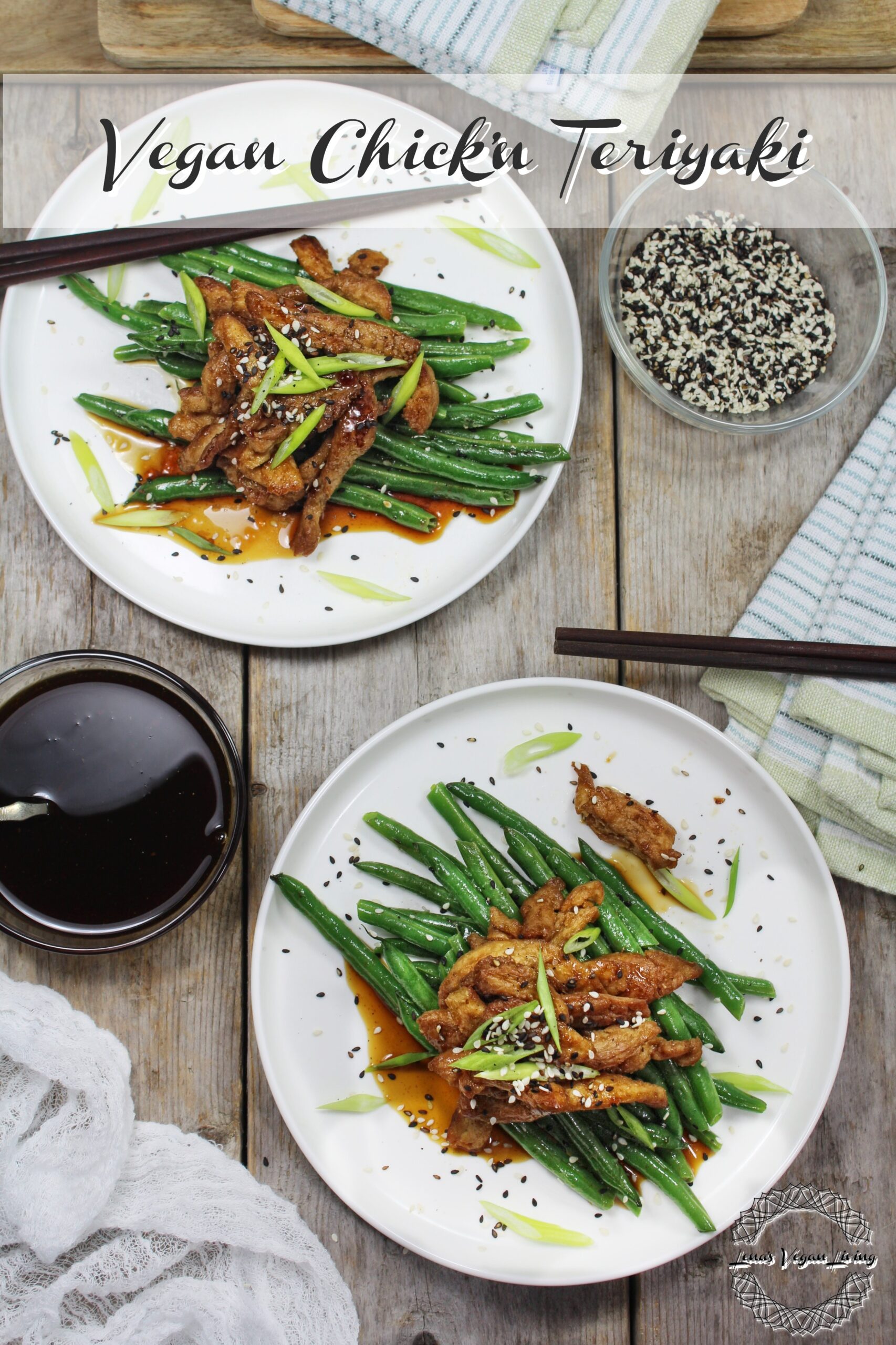 Vegan Chick’n Teriyaki with Homemade Sauce has all the delicious flavors of Japanese cuisine, yet it is a healthier version of the restaurant kind. Vegan - Gluten Free