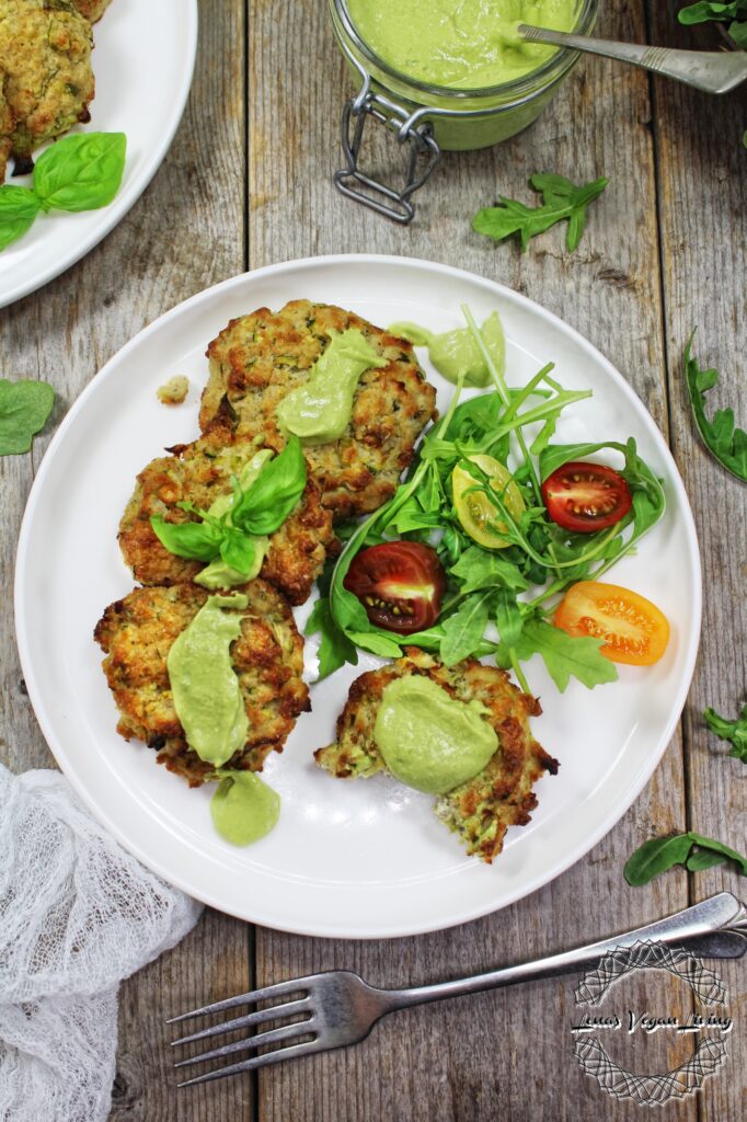 Zucchini Fritters with Avocado Dip are not only incredibly delicious but also super healthy and easy to make. 

Vegan – Gluten Free – Keto
