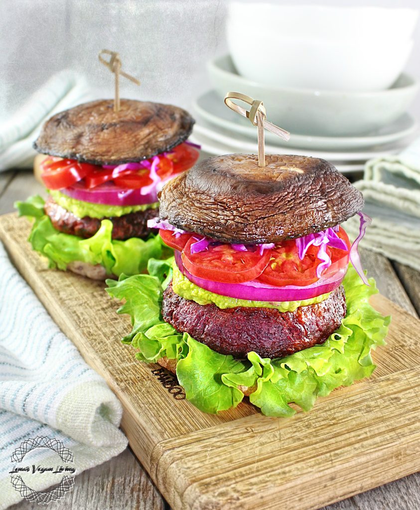 Big Bite Beet Burge is a mixture of savory ingredients giving it delicious flavor in every bite. 